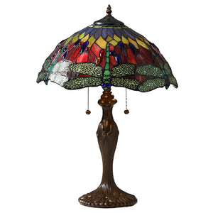 Tiffany Style Dragonfly Table Lamp