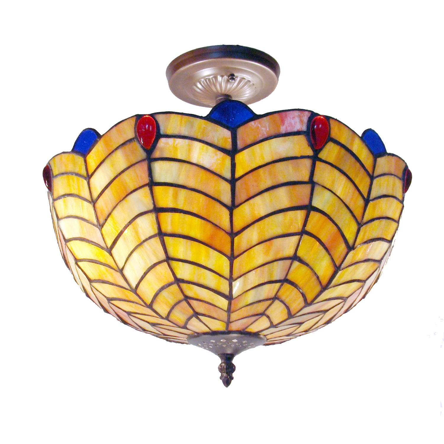 Tiffany-style Shell Hanging Light