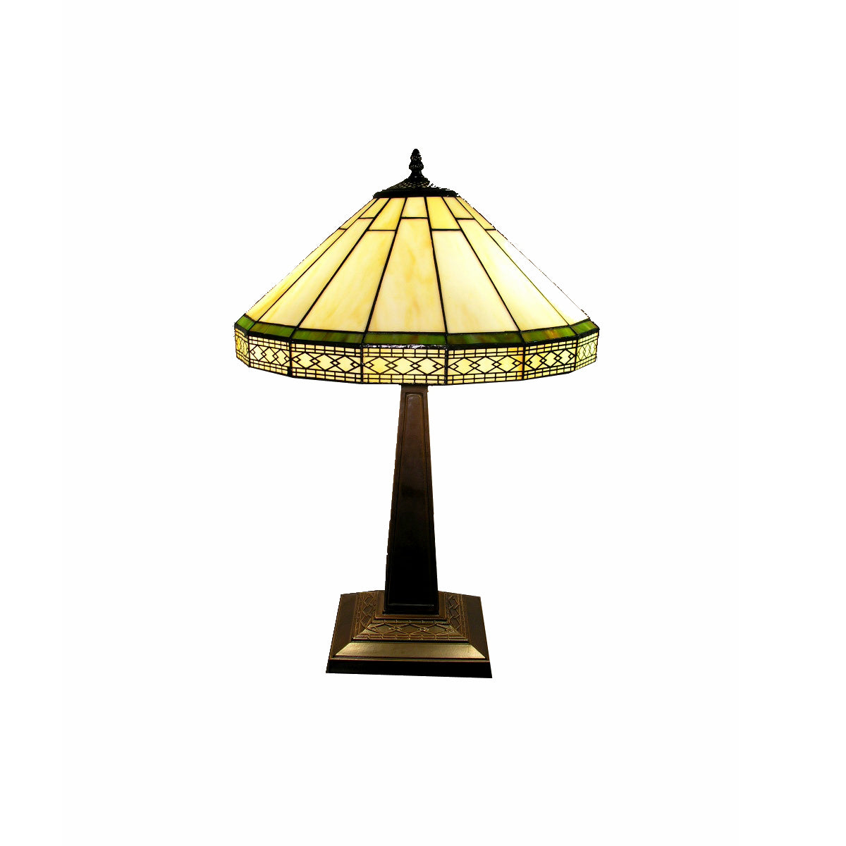 Tiffany-style Roman Table Lamp