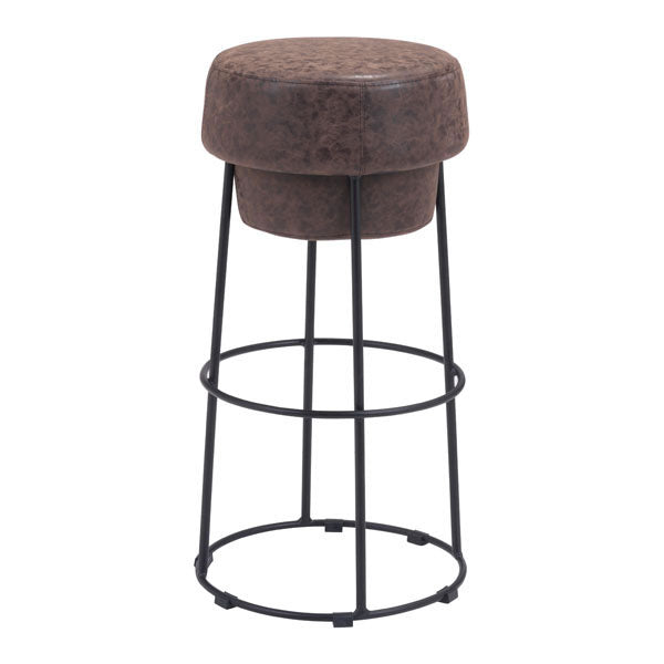 16.5" X 16.5" X 29.5" Leatherette Pop Barstool