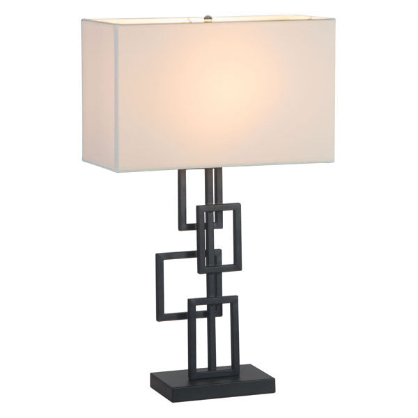 12" X 12" X 24" York Brass Table Lamp