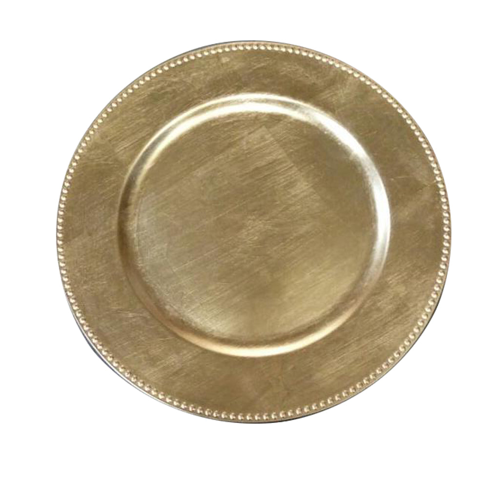 Gold Charger Plate, Set of 24