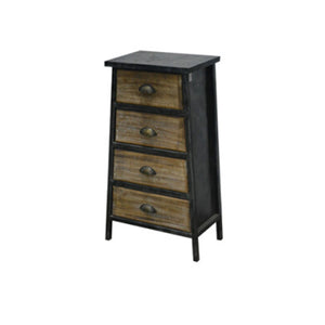 Contemporary Four Drawer Cabinet