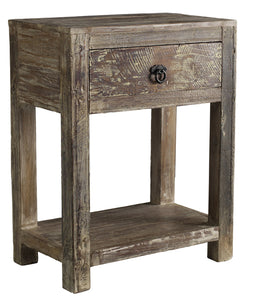 Urban Port Stylish 1 Drawer End Table