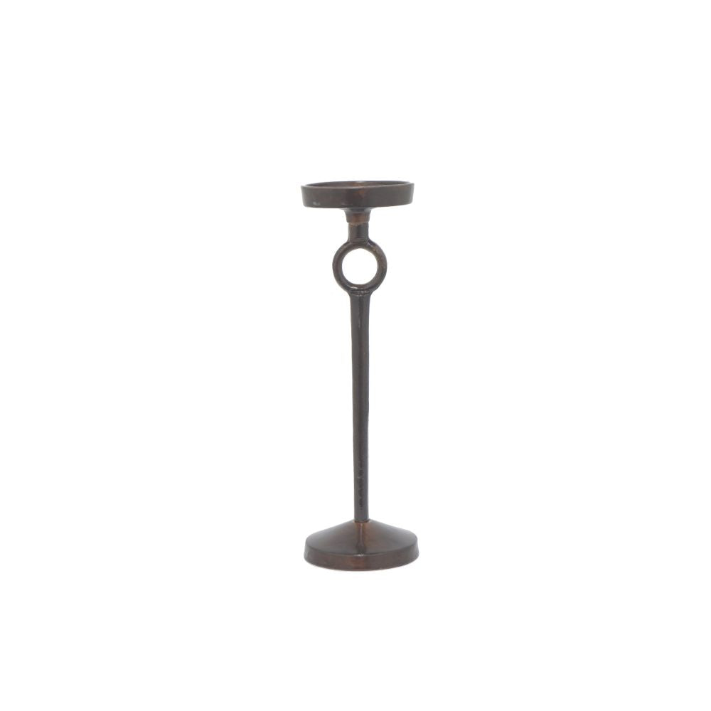 14.5" Metal Aluminium Candle Holder