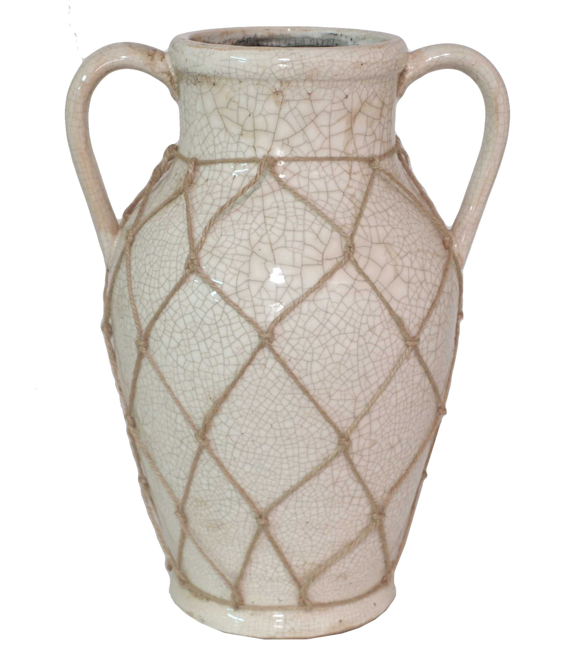 Unique Cream Color Ceramic Vase