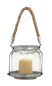 Lantern With Minimalistic Detailing For Rustic Appeal