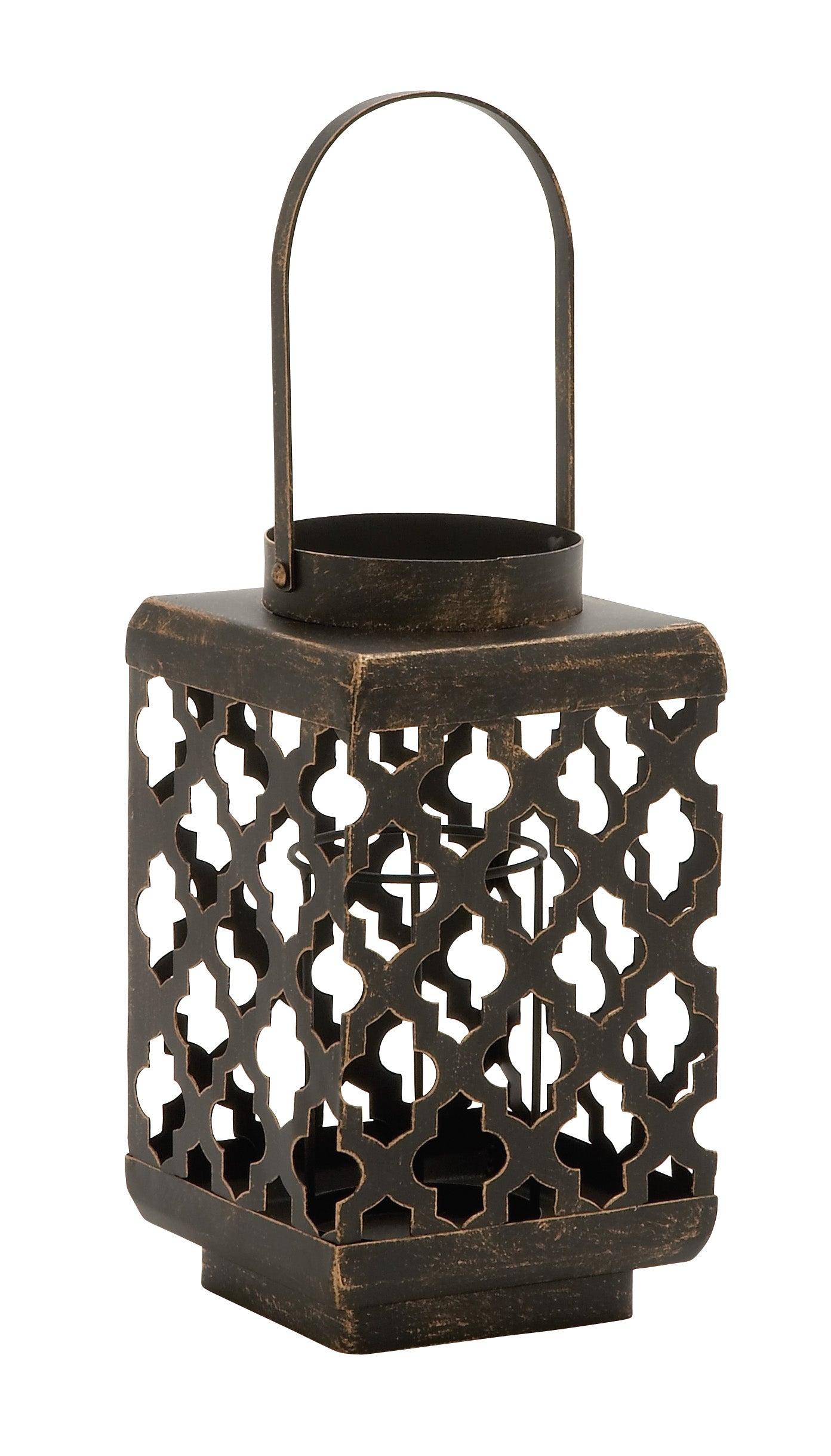 Innovatively Styled Metal Candle Lantern