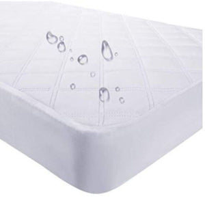 Waterproof Fitted Quilted Natural Bamboo Fiber Fabric Baby Cover Crib Mattress Protector with Pad Liner (9")