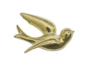 Fascinating Ceramic Bird-Gold