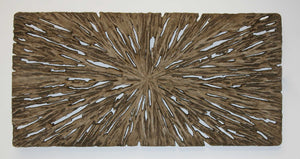 1" x 12" x 24" Brown, Long Square, Rotten Wood - Wall Decor