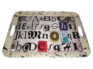 1" x 20" x 15" Multi-Color, Metal - Inspiration Tray