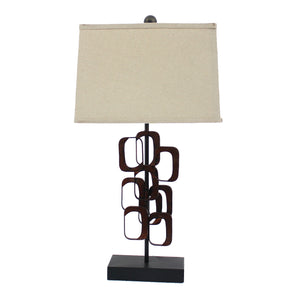 5" x 9" x 31" Bronze, Metal, Accent - Table Lamp