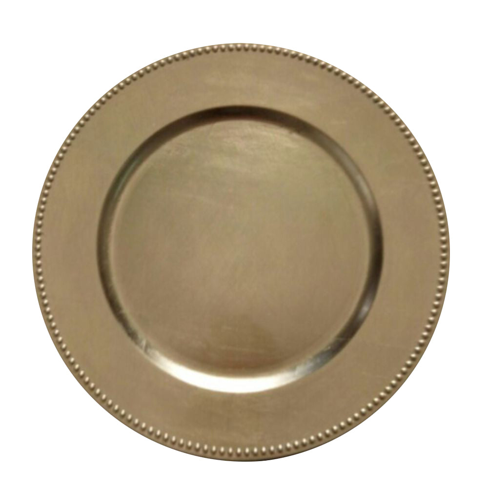 Elegant Gold Charger Plate Set Of 4