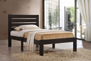 78" X 42" X 32" Twin Ash Brown Stylish Bed