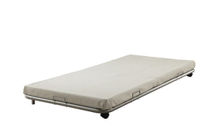 73" X 39" X 4" Twin Silver Metal Tube Roll-out Trundle