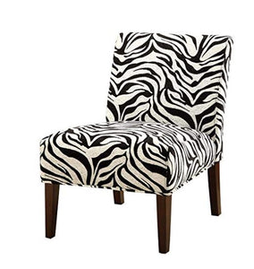 30" X 22" X 33" Fabric And Espresso Accent Chair