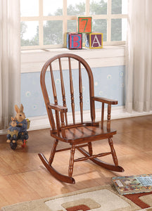 21" X 16" X 28" Tobacco Youth Rocking Chair