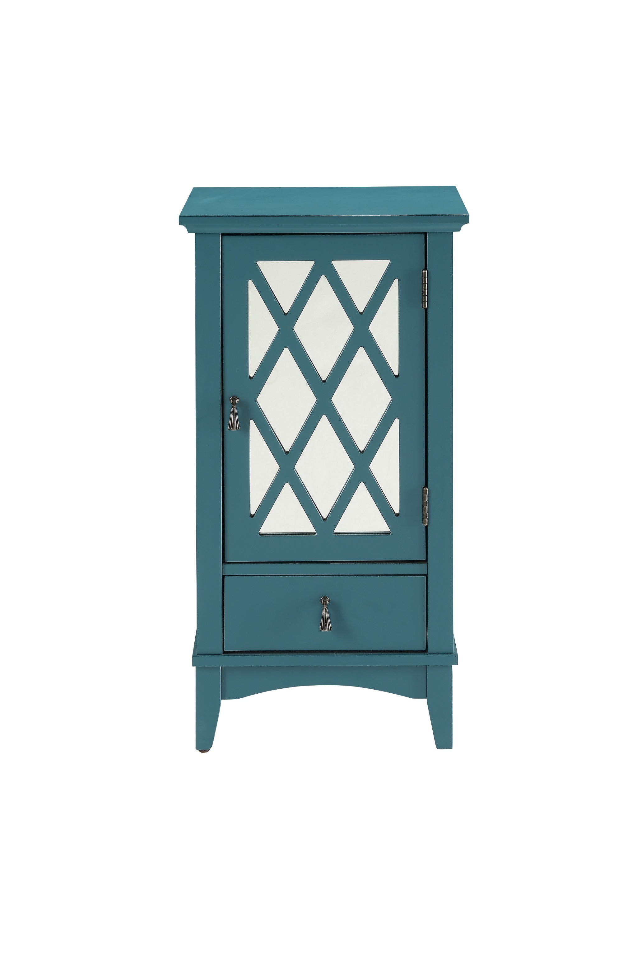 15.7" X 15" X 30" Teal Floor Cabinet