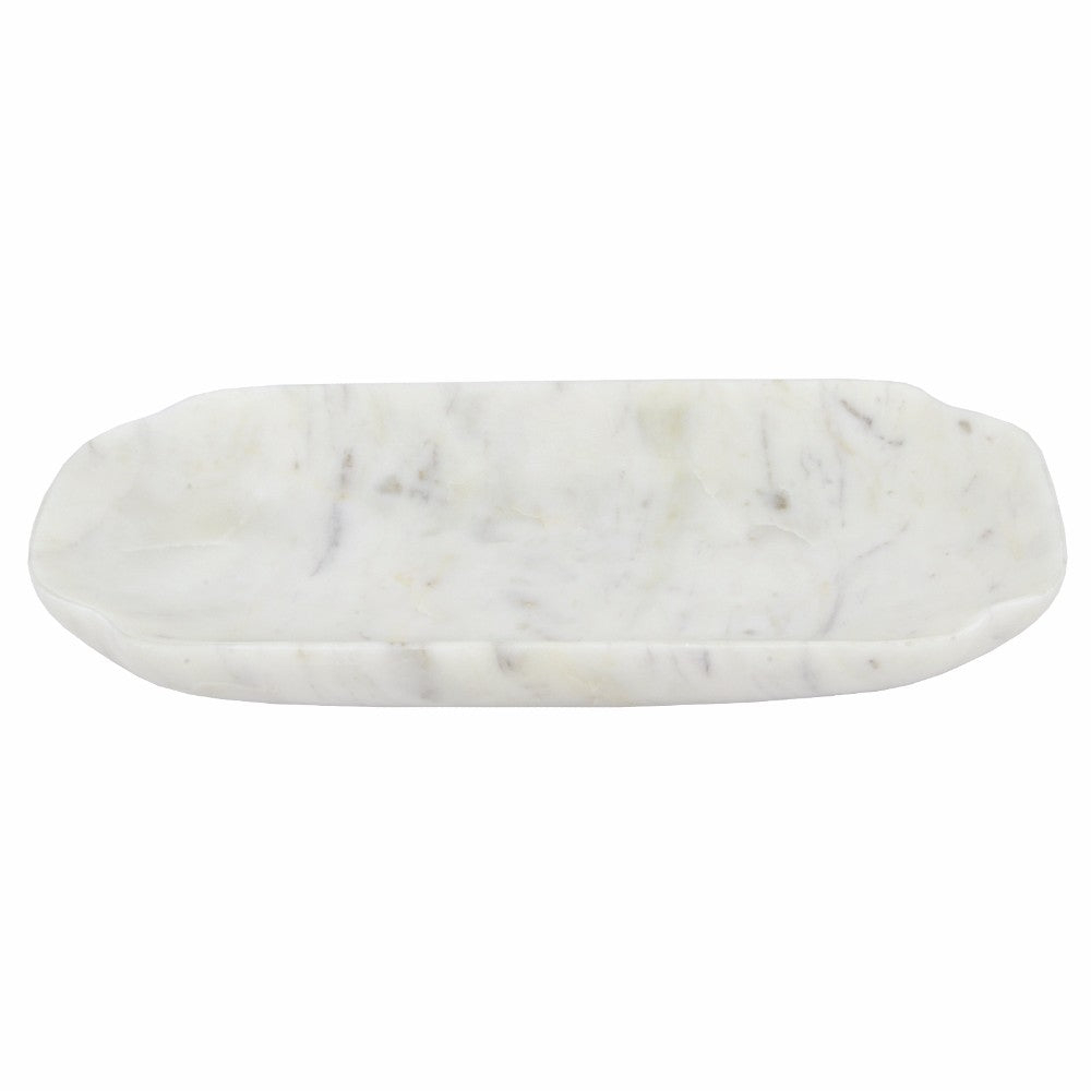 White Elegant Marble Tray