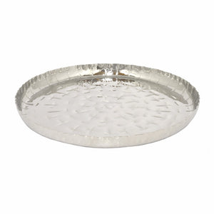 Small Circular Aluminum Tray