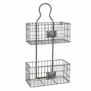 Metal 2 Tier Rack- Gray