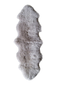 24" x 72" x 2" Taupe Double Sheepskin - Area Rug