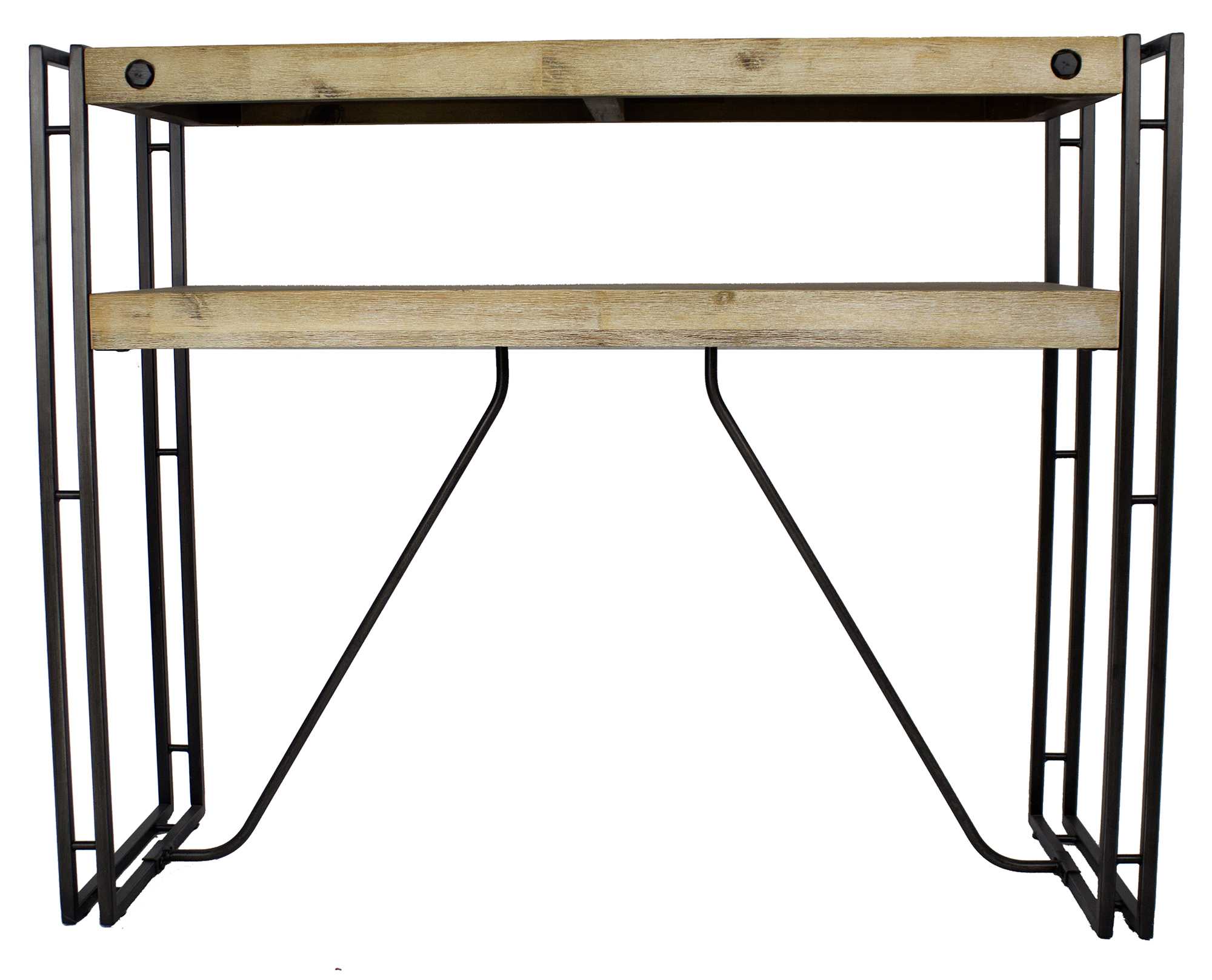 31.5" Acacia Console Table with 2 Shelves