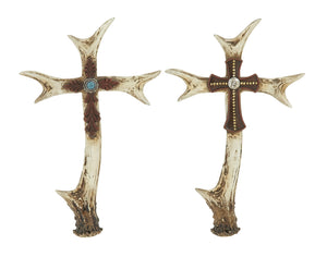 Stunning Antler Cross Assortment Of 2