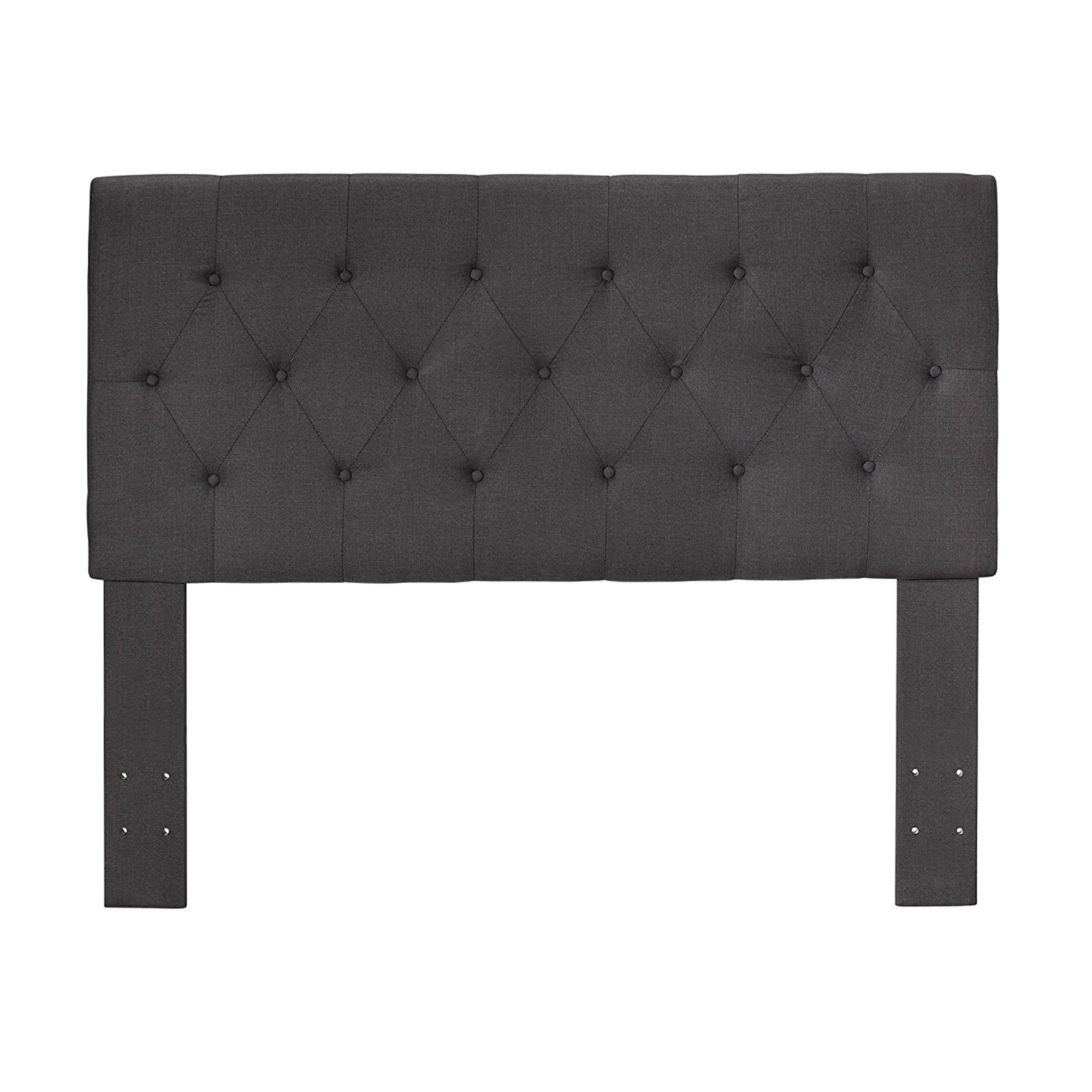 Contemporary Twin Size Headboard Gray