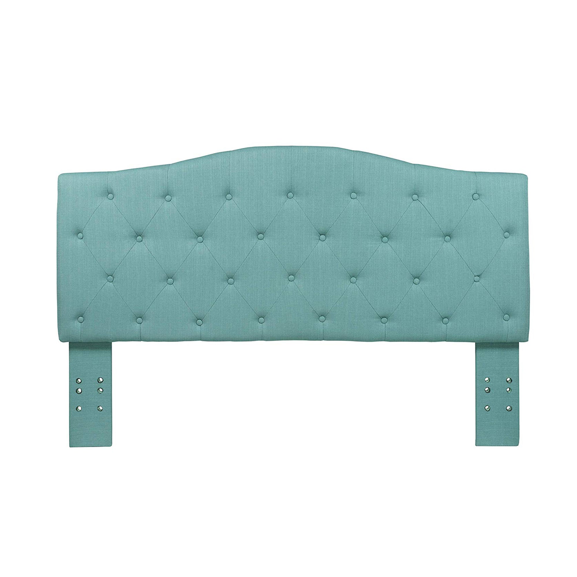 Contemporary Full Queen Headboard, Blue