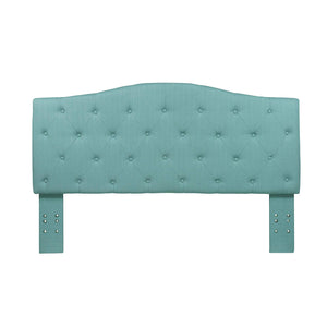 Contemporary Full Queen Headboard, Blue