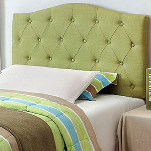 Contemporary Twin Headboard, Green