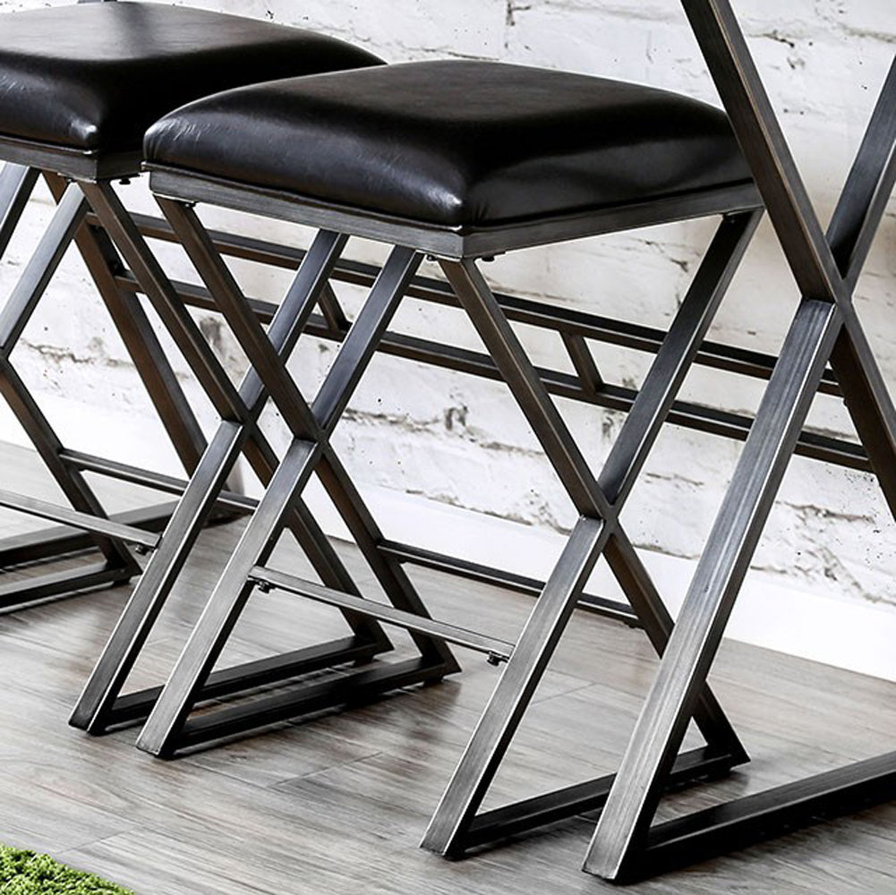 Industrial Bar Stool Set Of 2