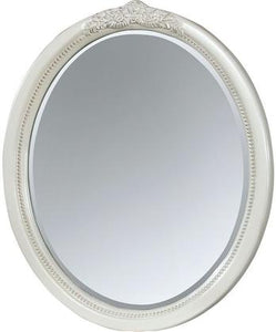 Traditional Mirror In White