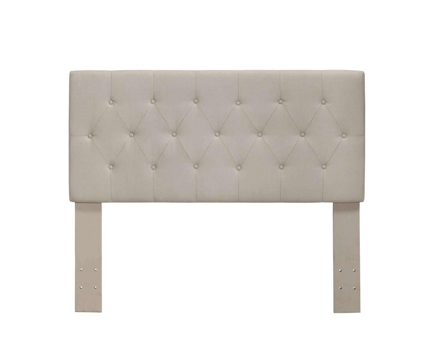 Contemporary Headboard, Ivory