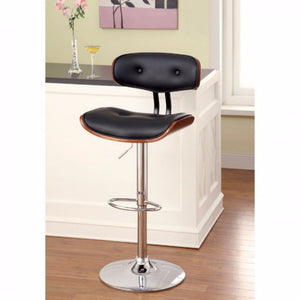 Contemporary Bar Chair With & Bent Wood