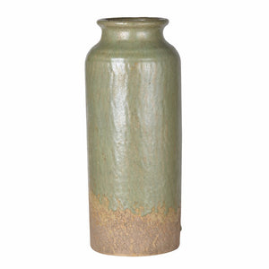 Transitional Green Surry Ceramic Vase