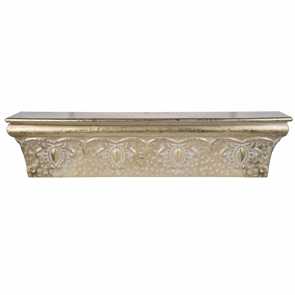 Enchanting Wall Shelf, Gold Luster