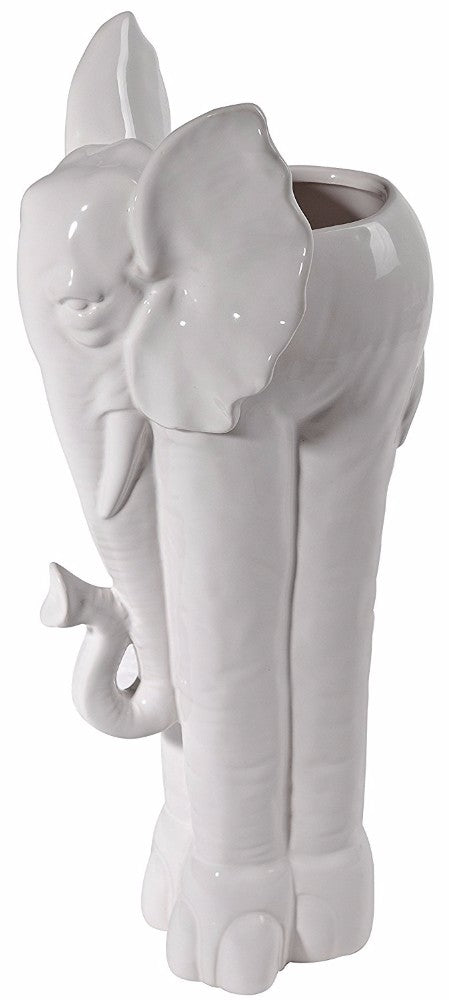 Elephant Vase Figurine