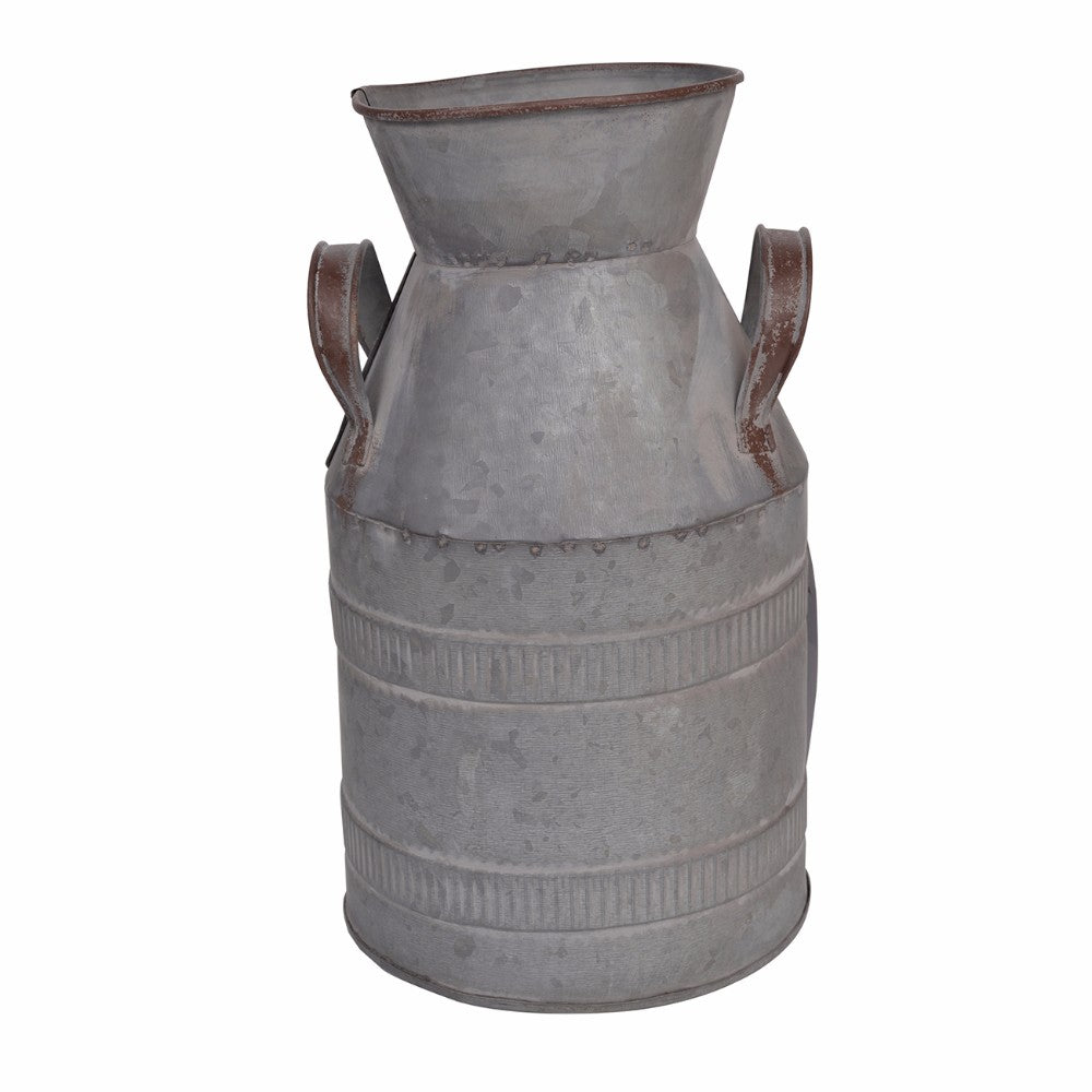 Plain Styled Reed Metal Jug