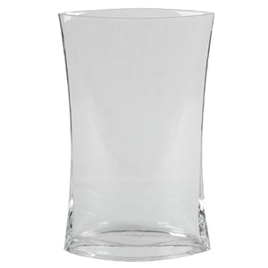 Tall Minimal Glass Vase, Clear