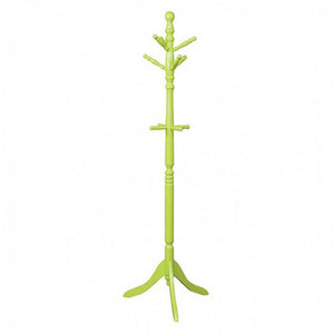 Transitional Style Coat Rack, Green