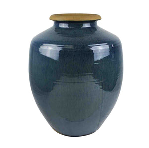 Exquisite Ceramic Vase, Blue