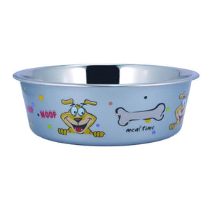 Multi- Print Stainless Steel Dog Bowl