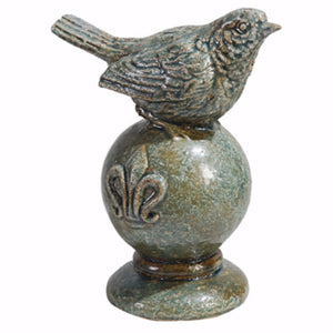 Sparrow Sculptural On a Pedestal