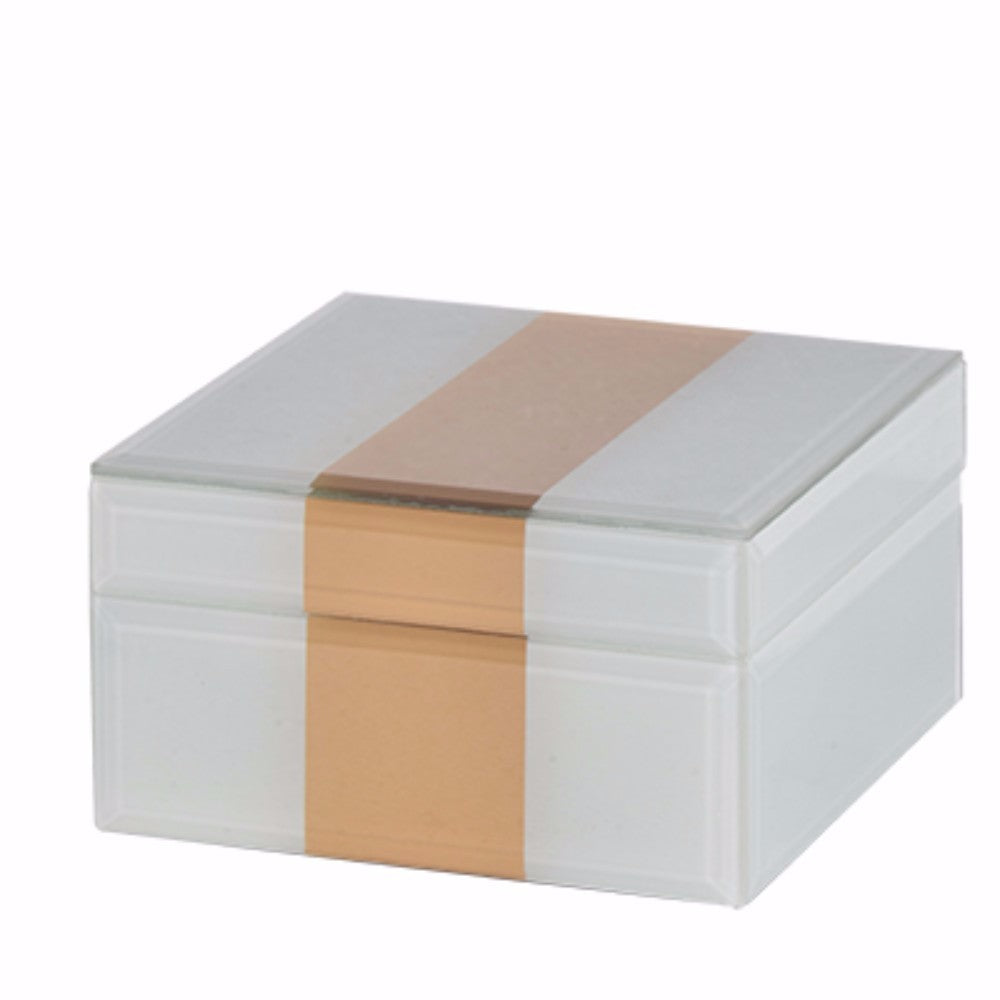 Simply Elegant Spacious Jewelry Box, White