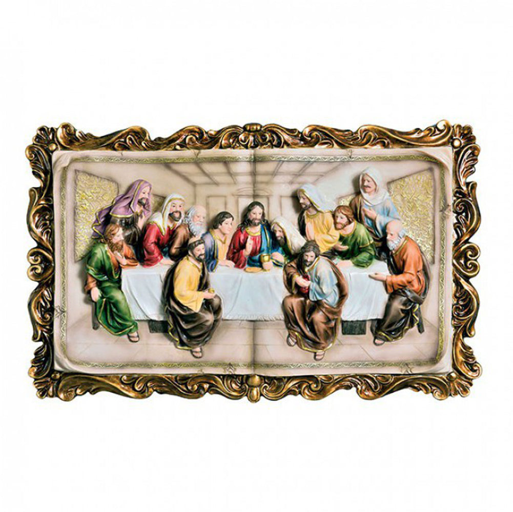 Novelty Last Supper Plaque, Multicolor