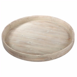 Amazing Round Wooden Tray, Brown