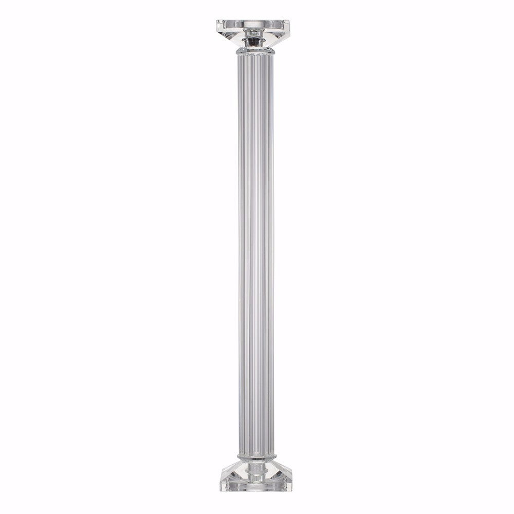 Well Designed Crystal Candlestick Holder, Clear